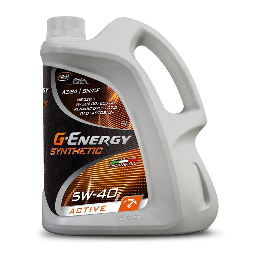 Масло моторное G-Energy Synthetic Active 5W-40 5 литров