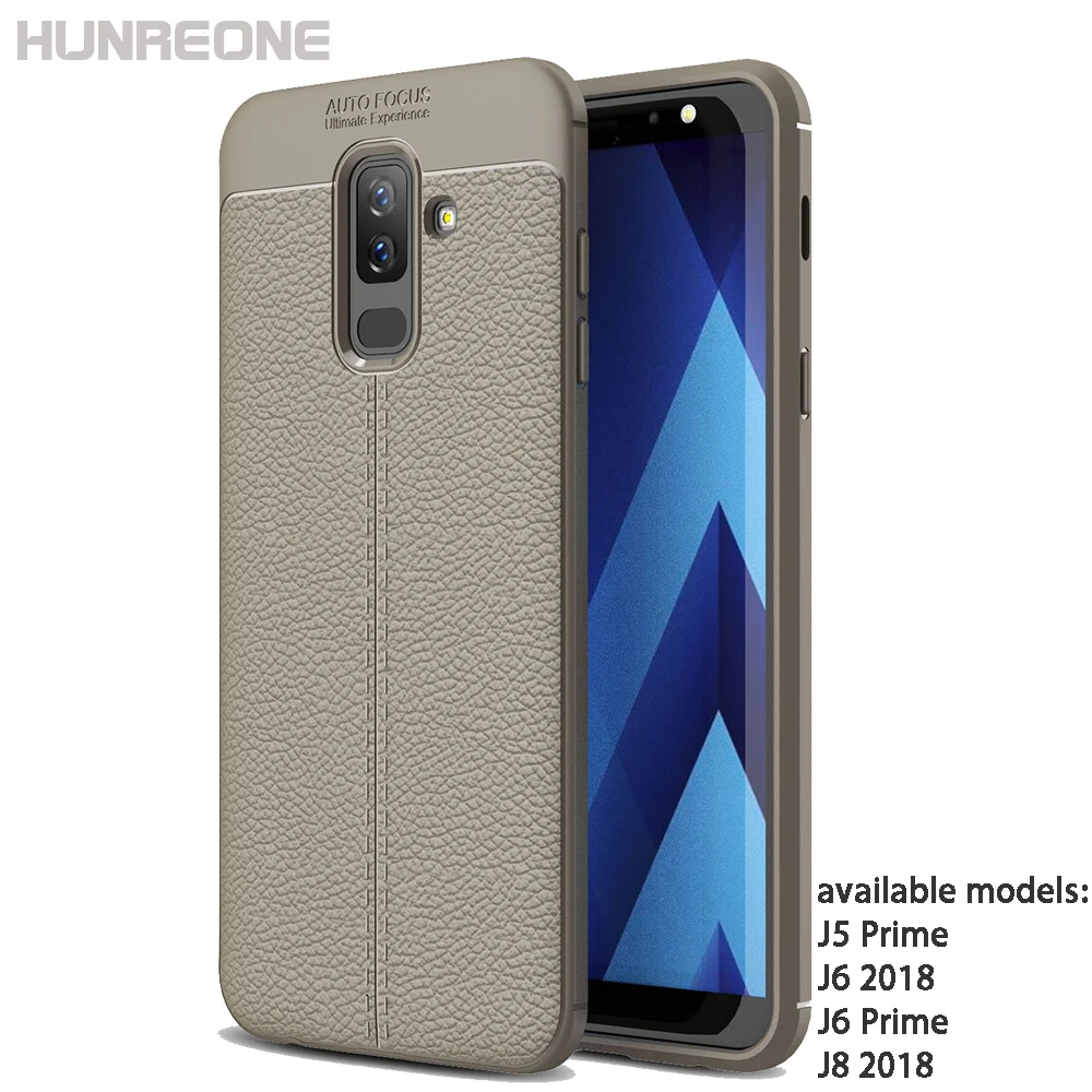 Hunreone прочный защитный чехол из ТПУ для Samsung Galaxy J8 2018 кожух мобильного телефона J6
