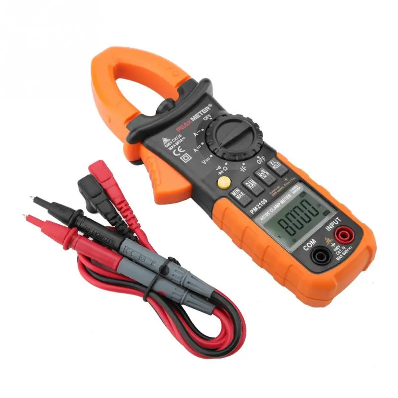 Мультиметр PEAKMETER PM2108 портативный цифровой измеритель тока напряжения и