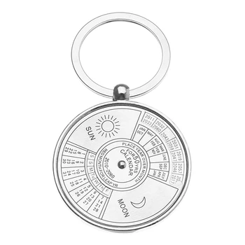 

Best Gift 2010 To 2060 Years Calendar Metal Key Chain Personalized Key Ring Car Interior Accessory