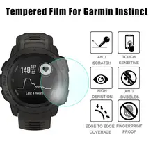 Smart Watch Screen Protector Scratch Resistant Tempered Glass Screen Protector For Garmin Instinct Anti-foam Film Smart Watch Screen Protector Scratch Resistant Tempered Glass Screen Protector For Garmin Instinct Anti-foam Film