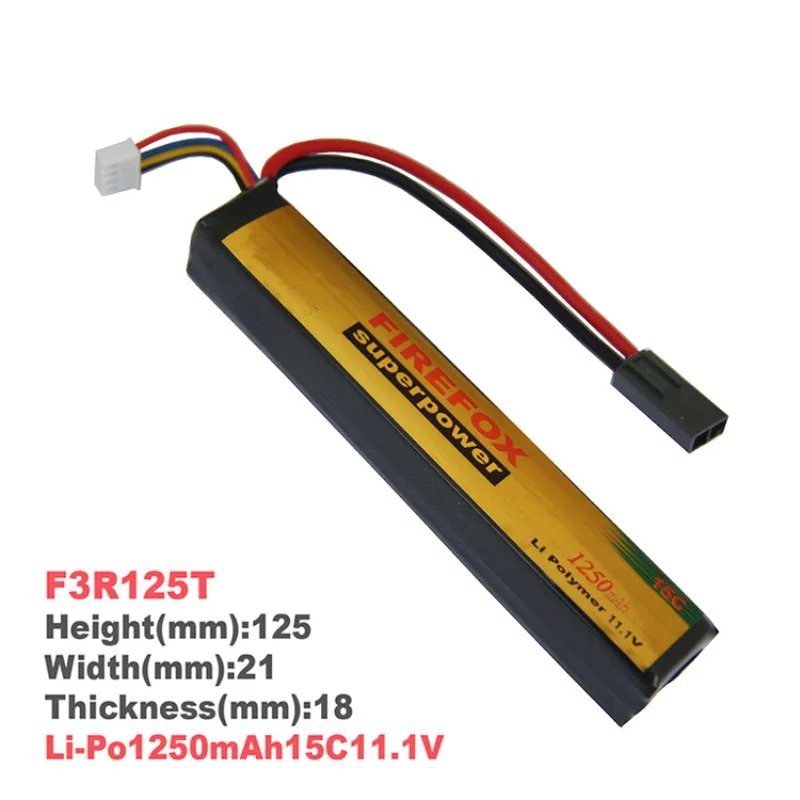 1 шт. оригинальный аккумулятор AEG Airsoft F3R125T 100% в 11 мАч 15C Li Po|Перезаряжаемые батареи|
