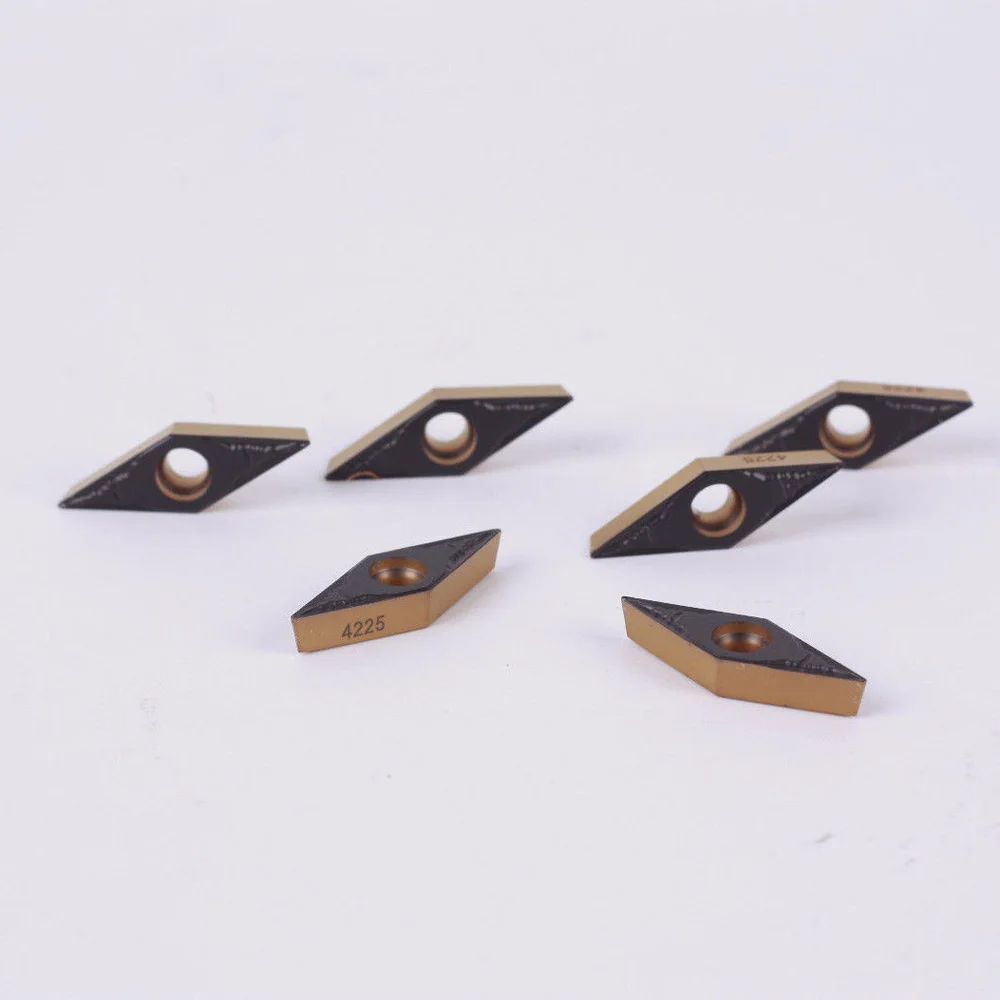 

10pcs/Set VBMT160404-PM 4225 Inserts VBMT331-PM CNC Tool Carbide Insert High Quality Accessories Parts Suitable For Steel Tools