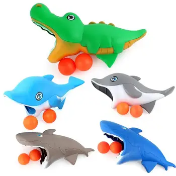 

Creative Family Game Toy Interactive Cartoon Shark Dolphin Ejecting Ball Kids Outdoor Toy Perfect Birthday Gift