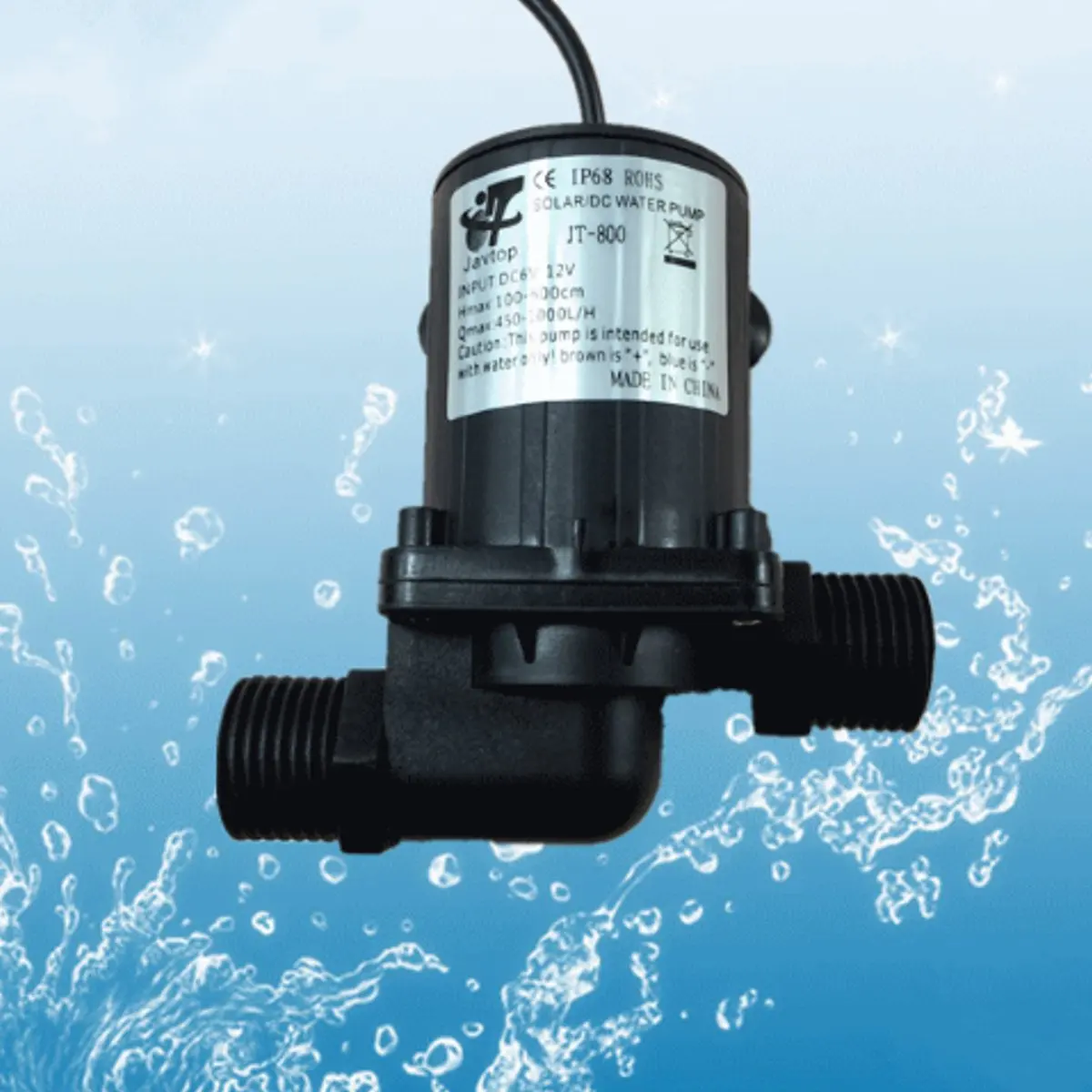 

Mini Solar DC 12V-24V 700L/H Hot Water Circulation Brushless Motor Pump Washing High Quality