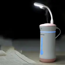 Увлажнитель свет 3 300 мл руководство света существенный диффузор 2 вентилятора мини 5 W аромат масло вентилятор Air 40 мл кабель USB 1 светодиодный