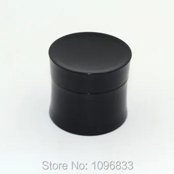 

Cosmetic Cream Jar 15G Black Container Empty Packing Bottle Tight Waist Shape Box Plastic Bottle Container 360pcs