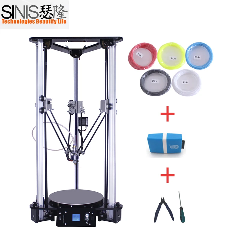 DIY Machine Delta Sinis T1 3d Imprimante Intelligent Diy Model Best 3d Printer with Laser Engraver