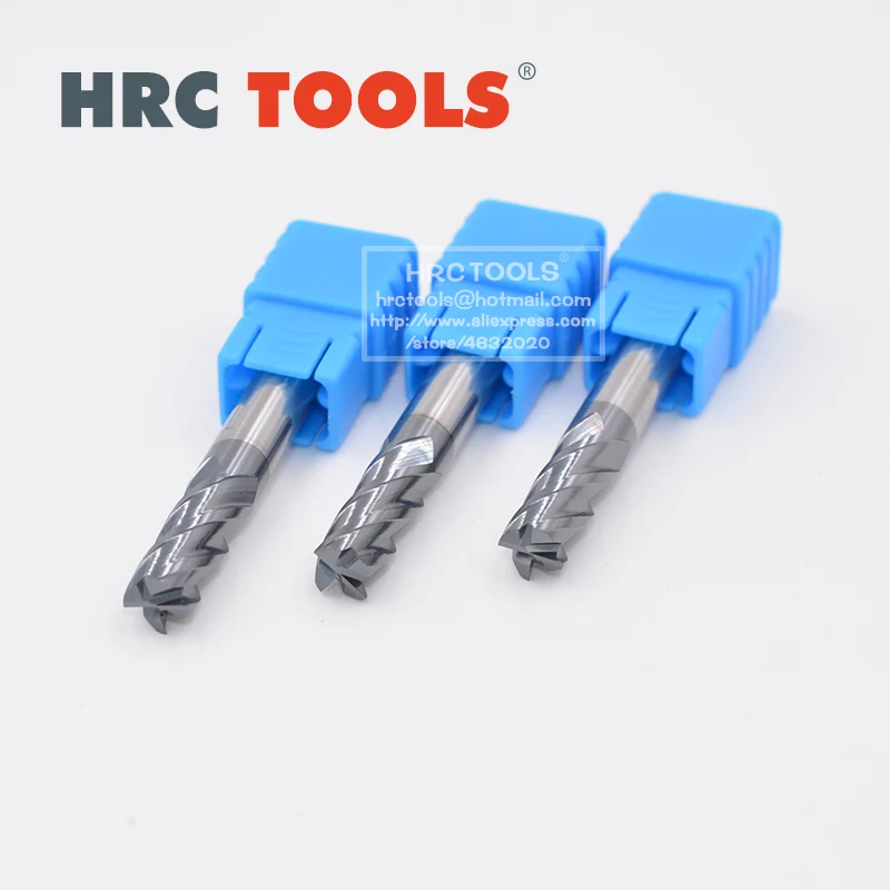 

B12-d12x30Hx12Dx75L 4Flutes Soild Carbide End Mill HRC45 Straight Shank CNC Milling Cutter Drill