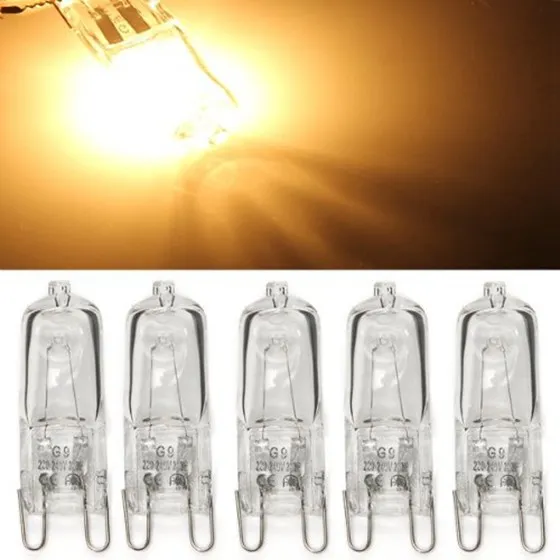 G9 25W Capsule Lamps x 10 Clear Glass
