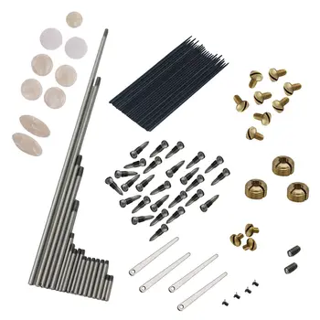 

101pcs/set DIY Alto Saxophone Repair Parts Screws + Sax Key button Inlays + Springs Woodwind Instrument Accessory
