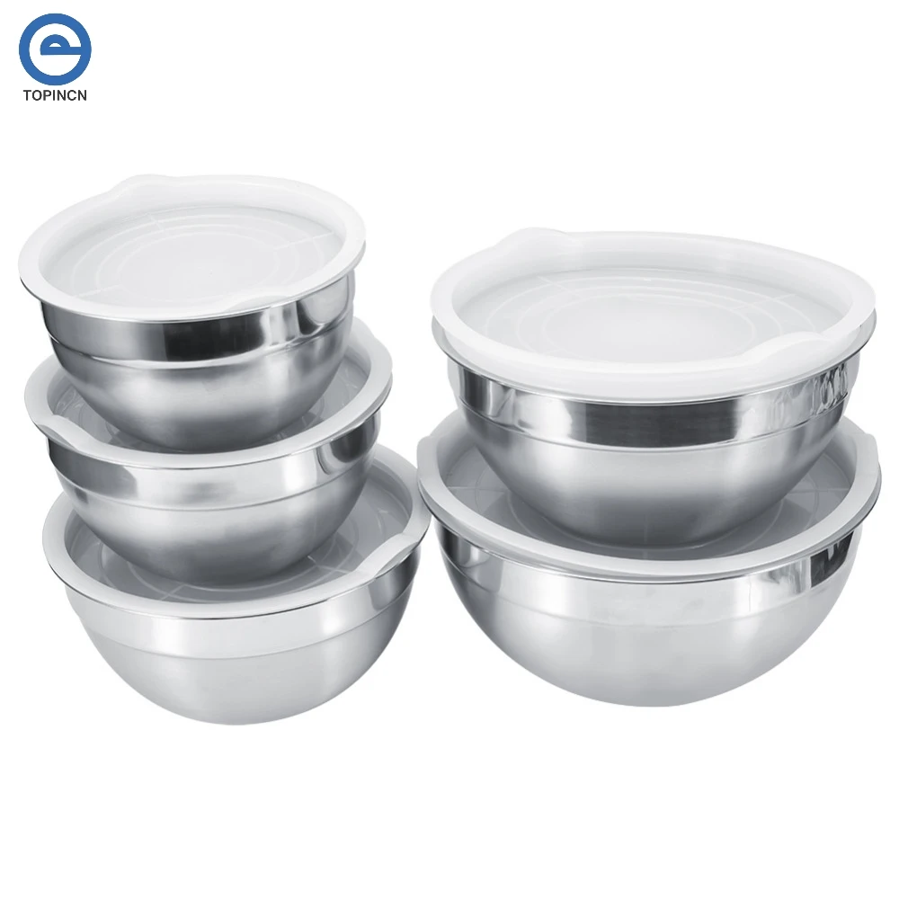 

Stainless Steel Mixing Bowl Pasta Fruit Salads Bowl Mixing Bowl Kneading Basin Fermentation Kitchen Pot Tableware Tools