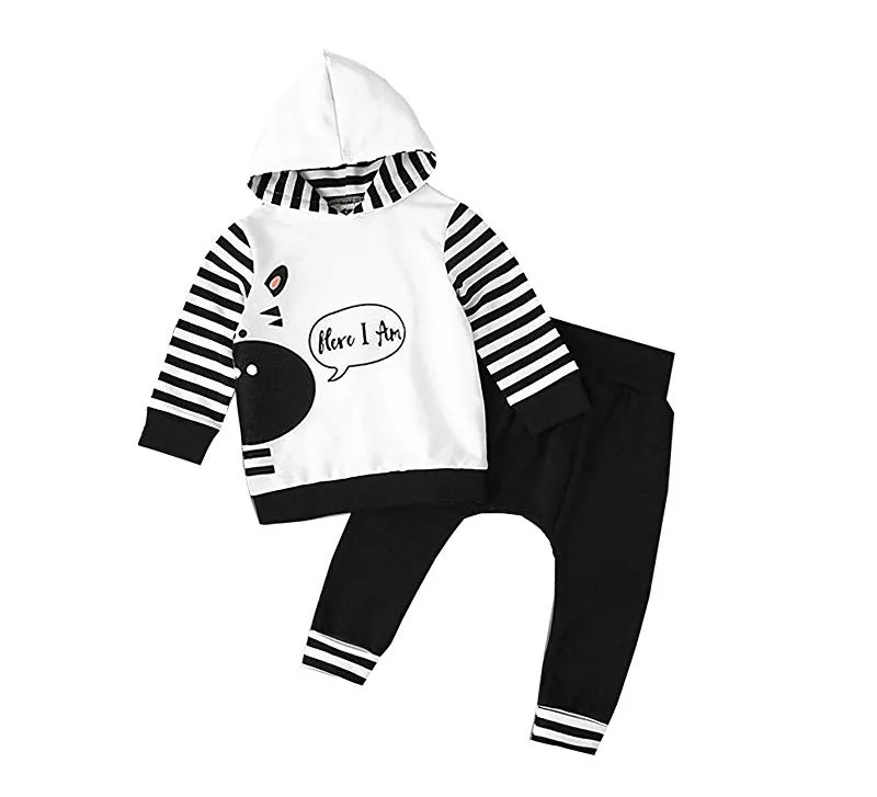 

PUDCOCO Newest Fashion Baby Boy Girl Infant Autumn Winter Hooded Tops Coat+Long Pants Set Outfits Warm casual Kids Clothes 0-24M
