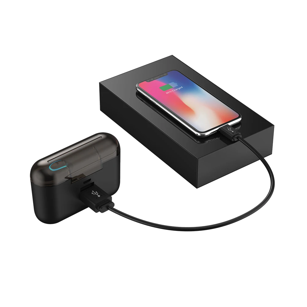 Спортивные игровые TWS наушники Bluetooth 5.0 беспроводные гарнитура игровая для