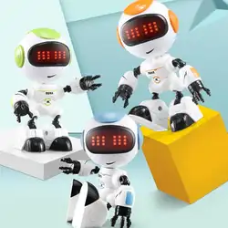 JJRC R8 сенсорный зондирования светодиодный глаза RC робот Smart голос DIY тела жест модель игрушка для ребенка подарок