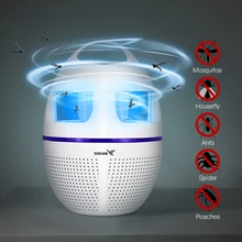 Садовые принадлежности для борьбы с москитами, вредителями убийца лампа светодиодный средство от моли фиолетовый свет светодиодный ошибка zapper Fly лампа ловушка ОСА вредителями энергии ветра