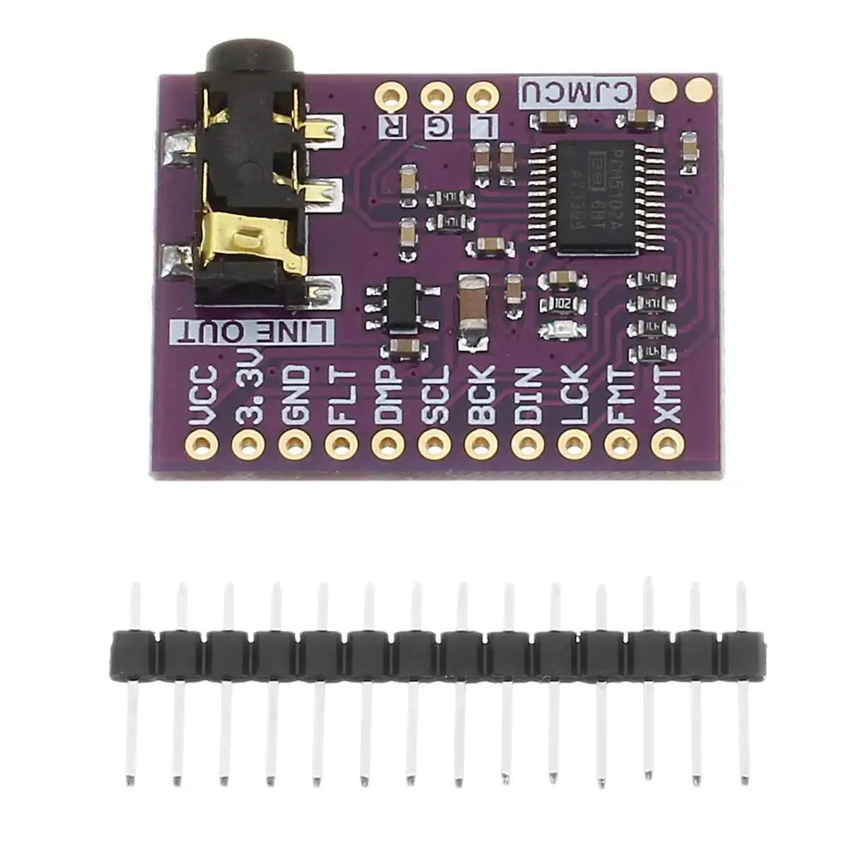 

LEORY 1pc CJMCU-5102 PCM5102A Stereo DAC Digital-to-Analog Converter PLL Speech Module Module Winder