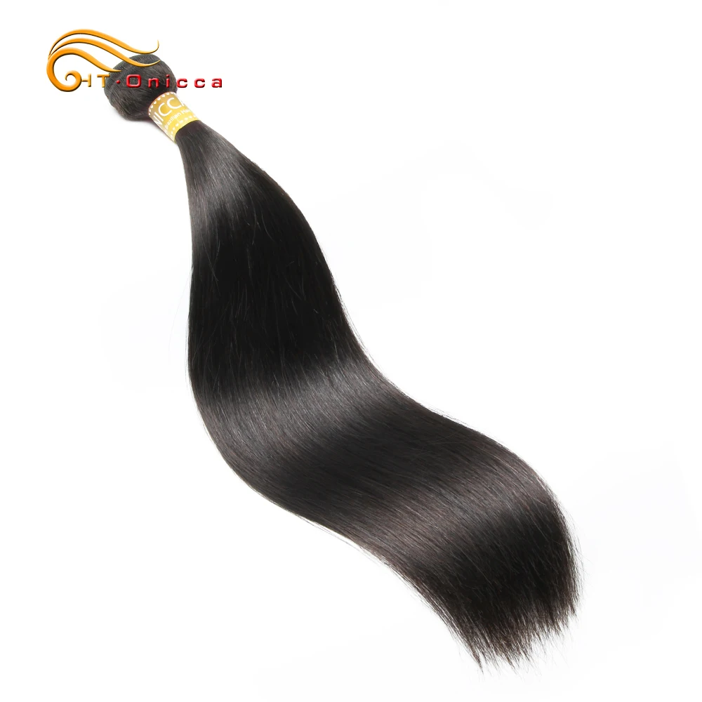 Indian Straight Hair Bundles Human Hair Extensions 1 3 4 Bundle Deals Non Remy Hair Weave Bundles Natural Color Free Shipping