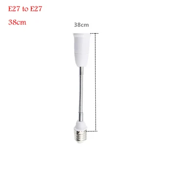 

Flexible Extension Light Holder LED Socket Lamp Adapter E27 to E27 Socke E27 LED Light Bulb Base Light Converters EU US Plug