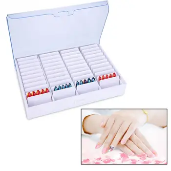

Manicure Tools Box Transparent Nail Dotting Storage Box Makeup Organizer Display Case Nail Art Decor