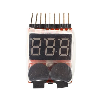 

MOOL 1S-8S Lipo Battery Low Voltage Tester Test VOLTMETRE test monitor Buzzer alarm indicator