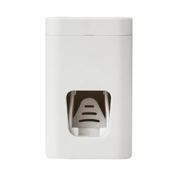 

1PC Wash Gargle Toothbrush Holder Set Squeezer Toothpaste Dispenser Home Storage Shelf Rack