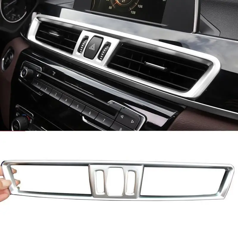 

Chromium Modified Window Cup Gear Interior High-Grade Covers Trim Car Styling Modification Decoration 16 17 FOR BMW X1 series
