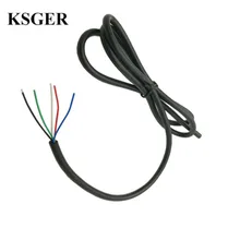 KSGER 5 Core Silicone Cable Wire Electronic Soldering Iron High Temperature Accusing Handle T12 Line Soldering Station Handle