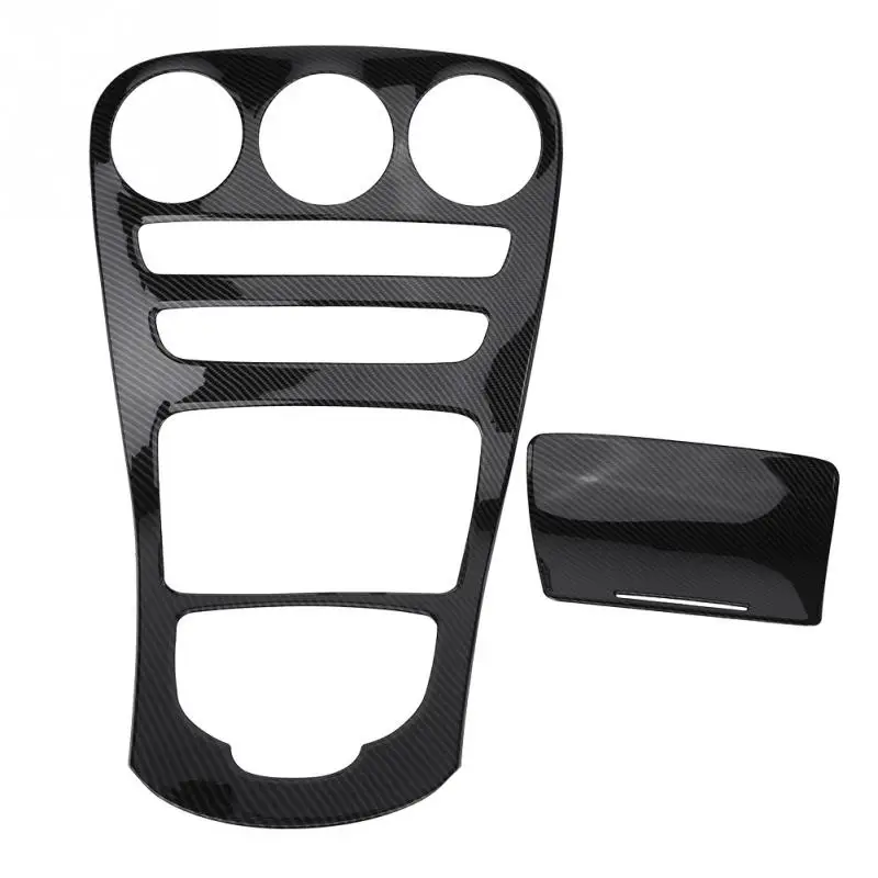 

2Pcs ABS Lightweight Center Console Panel Decoration Cover Trim for Benz C-Class W205/GLC-Class W253 15-18 Easy to Install