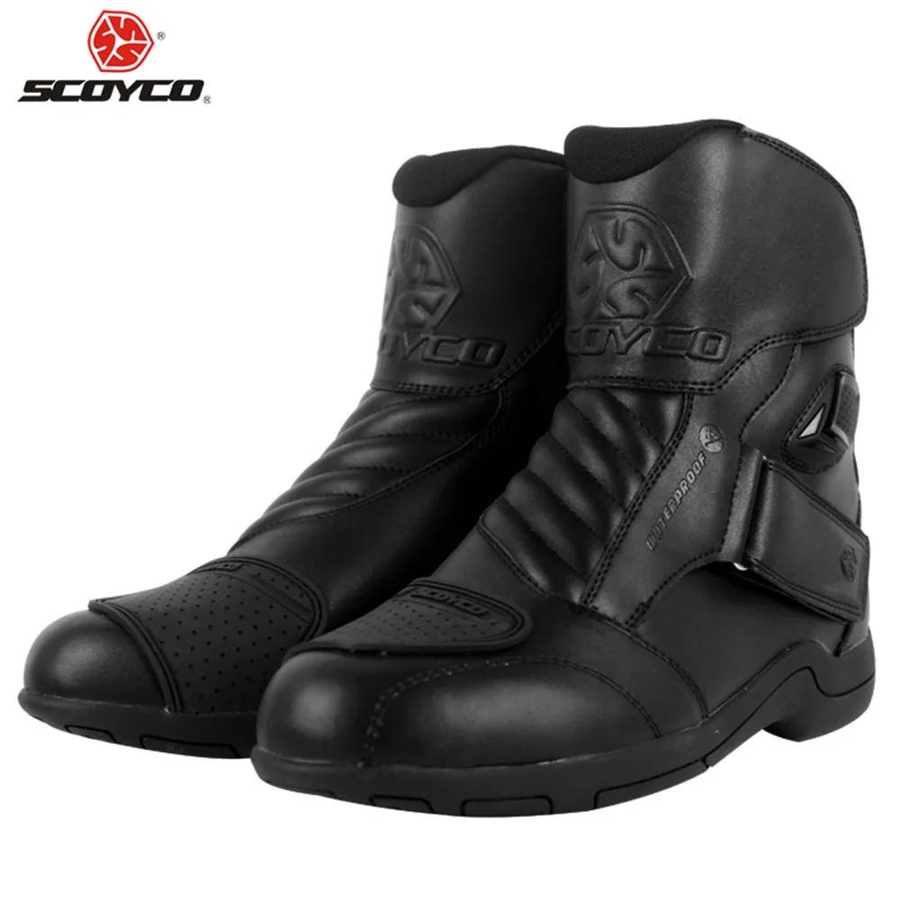 botas de motociclista para hombre