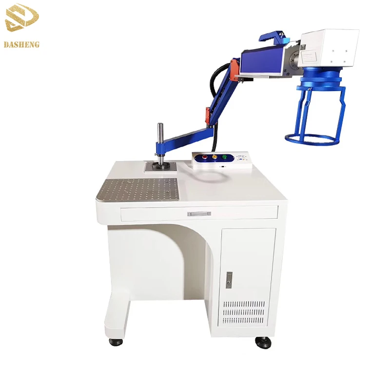 

raycus mopa 30w cyclops color fiber laser engraving machine with rotary