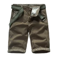Htlb мужские летние новые спортивные костюмы хлопок с поясом Карго короткие брюки мужские повседневные Модные свободные подходят мужские шорты Карго
