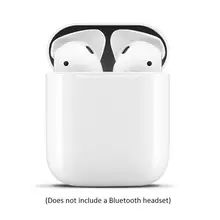 Bluetooth Earphone Case Headset Box Metal Dust Guard For Apple Airpods Case Shell Skin Earbuds Organizer Bag Fast Ship