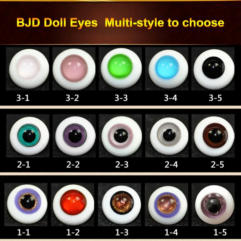 Акриловые глаза BJD с звездным градиентом для 1/3 кукол аксессуары Fantasy Starry 16 мм