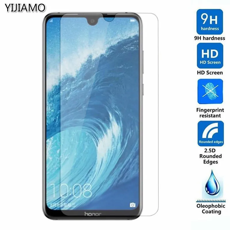Закаленное стекло 2.5D с закругленными краями для Huawei Y7 Pro 2019 защита экрана 9H защитная пленка Enjoy 9 стеклянный