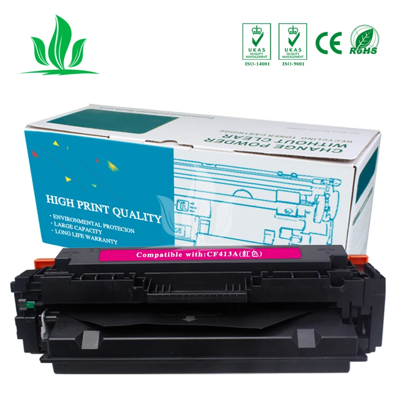 

2M CF410A Compatible Toner Cartridge CF410A CF410 CF411A CF412A CF413A for HP Color LaserJet Pro MFP Printer