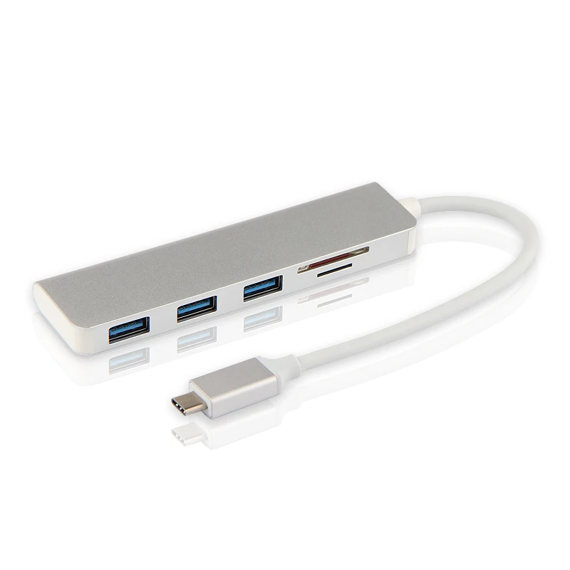 5-в-1 Тип-C концентратор Aluminiu сплава USB-C адаптер USB 3,0 Порты и разъёмы SD кард-ридер для chuwi Hi9 Pro Plus Hi8 SE Hipad hi10 воздуха Планшеты