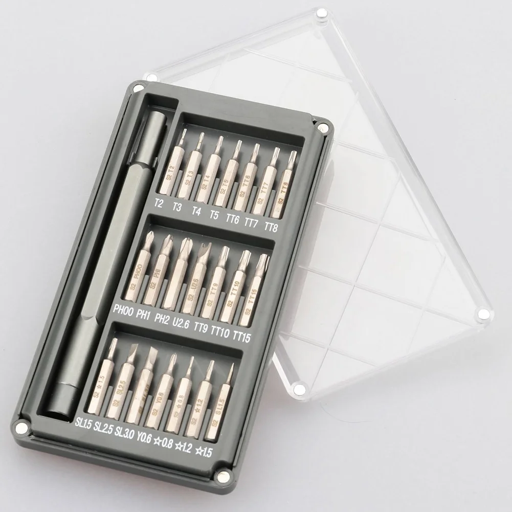 

Smartphone Electronics Watch 22 In 1 Alloy Steel Laptop Screwdriver Durable Precision Multifunctional Repair Tool Kit