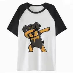 Ротвейлер футболка одежда хип-хоп Мужская Уличная Мужская футболка Топ Забавный для harajuku футболка QF4625