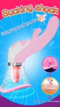 Sex Toys 12 Speed Dual Vibrating Nipple Sucker Udder Stimulator Warm G-Spot Dildo Vibrator Breast Enlargement Massager For Woman