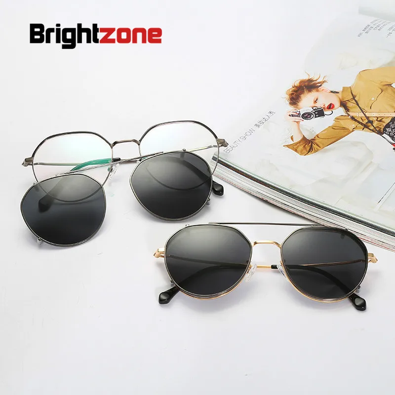 Brightzone 2019 пилот близорукости очки поляризованные пристегиваемые солнцезащитные