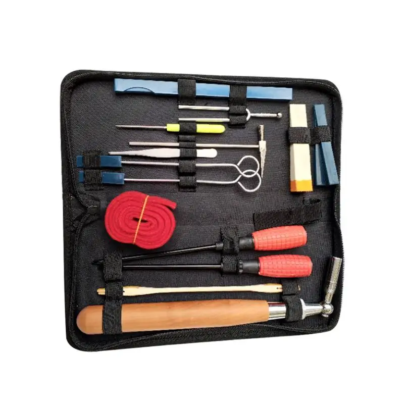 

Professional Piano Tuning Lever Tools Kit Tuner Tools Piano Tuning Wrench Mute Hammer Screwdriver Set