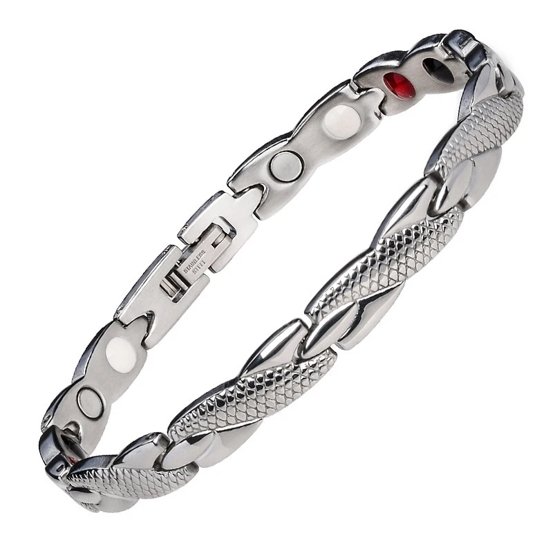 

4 in 1 Trendy Twisted Health Magnetic Bracelet for Men Women Bangles Jewelry Gold Statement Power Therapy Magnets Bracelets