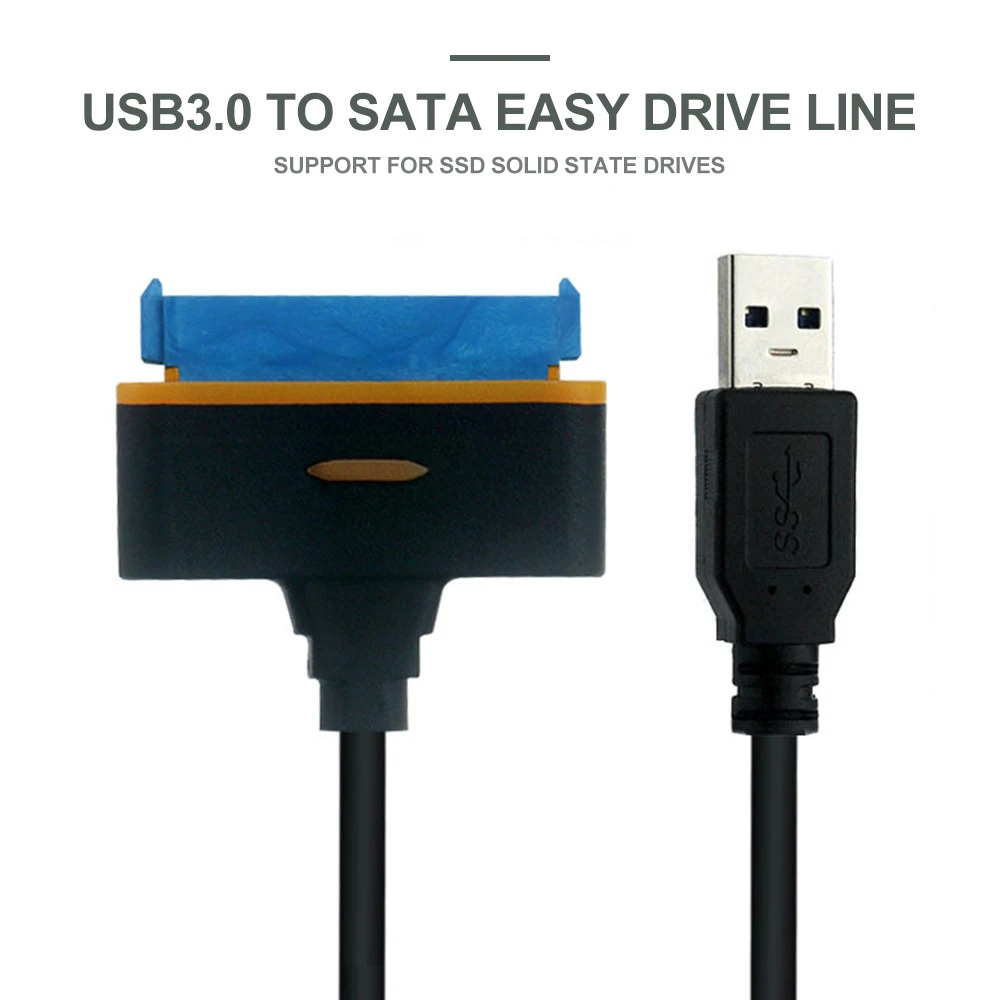 NEW Arrival 22 Pin SATA to USB 3.0 2.5 Inch Hard Drive Adapter Cable Converter For 2.5" Laptop