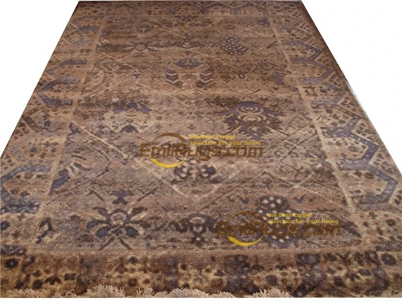 

Modern Hand Made Wool Rug Savonnerie Design Nice Handwoven For Carpets Living Room Round Rug Antique Natural Sheep Wool