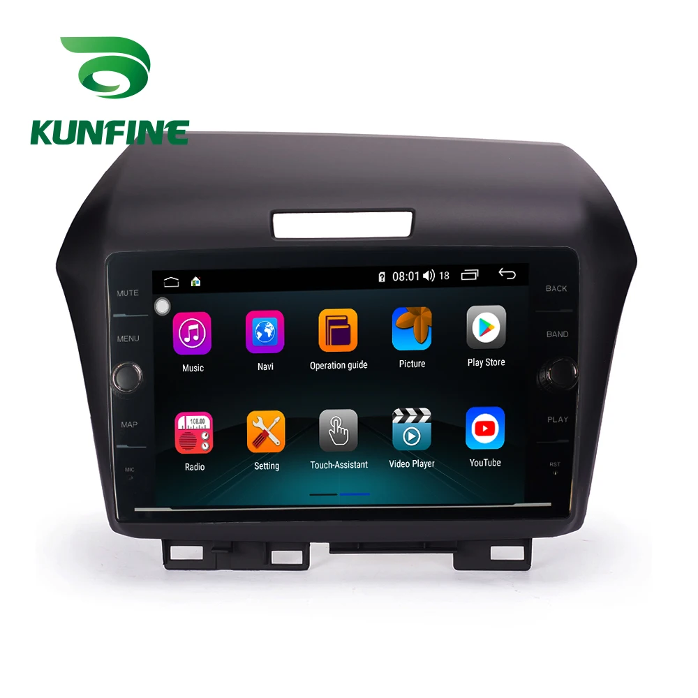 Sale Octa Core ROM 64GB Android 8.1 Car DVD GPS Navigation Player Deckless Car Stereo For Honda Fit 2008-2013 Radio Headunit Device 2