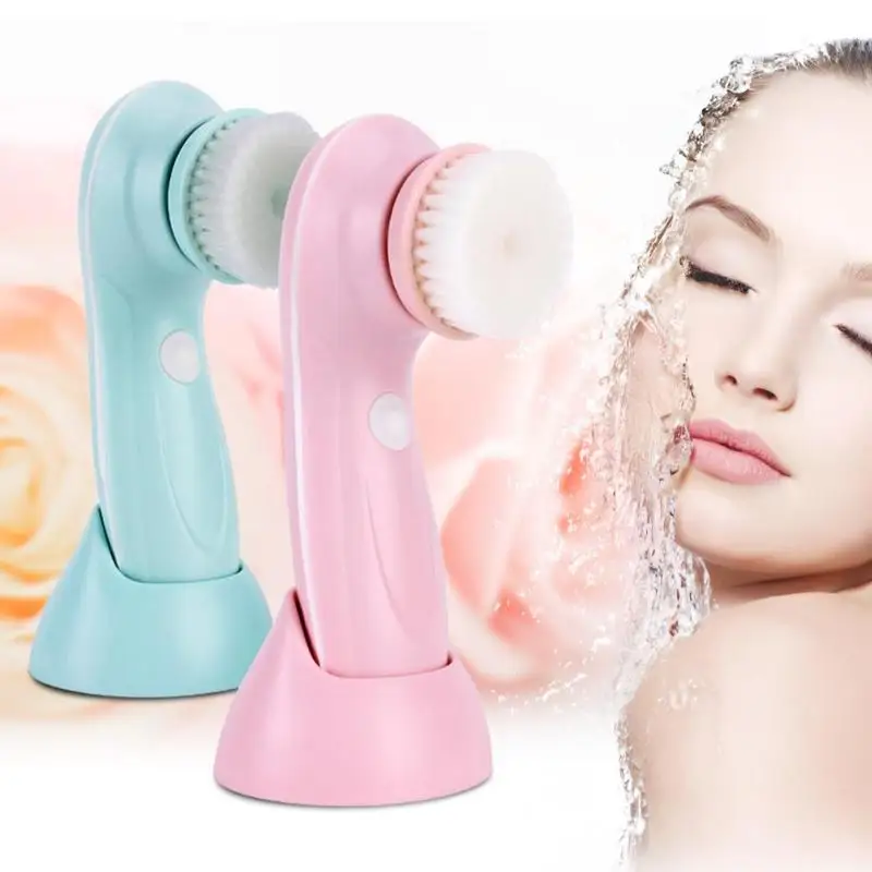 

USB 2-speed Adjustable Electric Face Cleansing Brush Waterproof Multi-functional Household Rechargeable Facial Cleaner