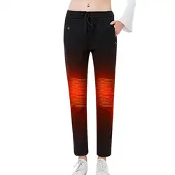 Графен USB умные нагревательные теплые брюки мужские и женские модели из углеродного волокна нагревательные брюки с флисовой подкладкой
