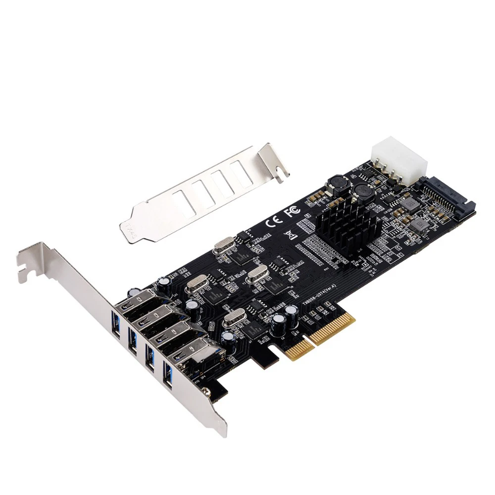 Orico 4 порта Pcie к Usb3.0 экспресс карта расширения Usb 3 0 5 Гбит/с скорость адаптер Nec D720201