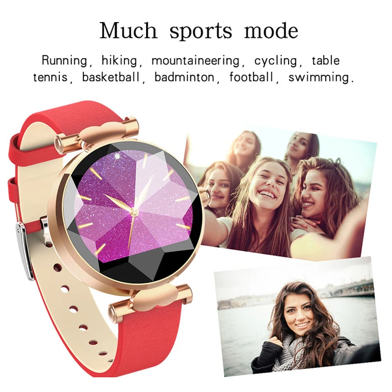 

Lady Fashion B80 Watch Women Smart Wristband Bluetooth Waterproof Blood Pressure Heart Rate Monitor Fitness Tracker Bracelet